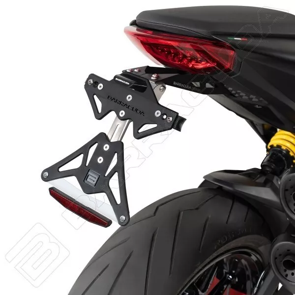 Barracuda Portatarga + Luce Targa LED Catadiottro Ducati Monster 937 2021 20222