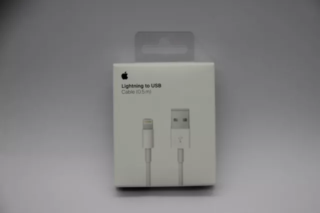 Original Apple iPhone Lightning auf USB Kabel Ladekabel 0,5m ME291ZM/A Neu