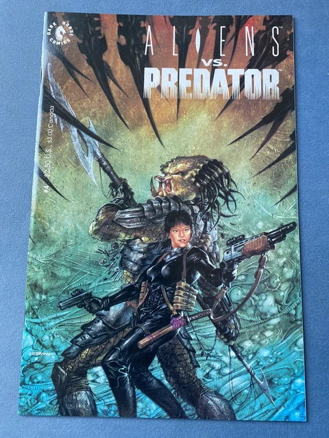 Dark Horse Comics ALIENS vs PREDATOR #4 1990 1ST PRINT NEW UNREAD