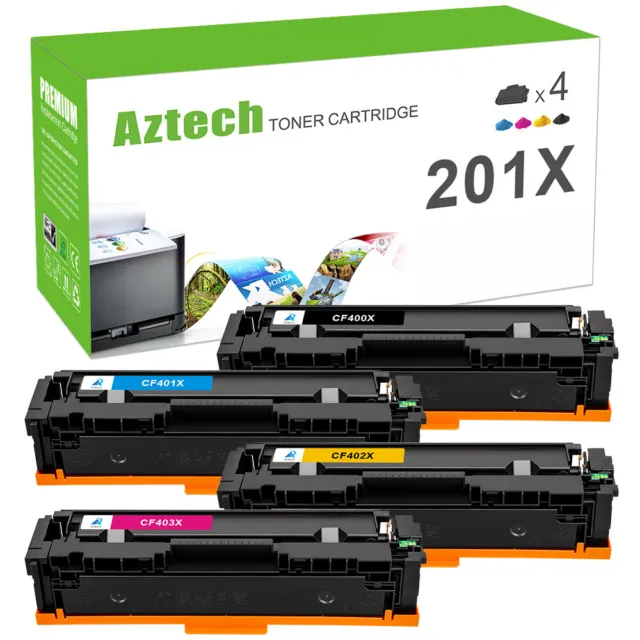 4x TONER für HP 201X 201A Color LaserJet Pro M252dw M252n MFP M274nM277dw M277n