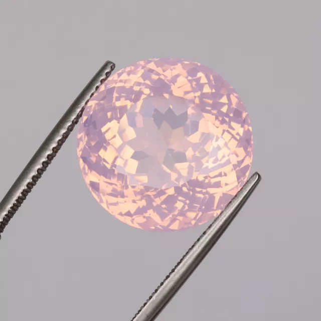 Original Australischer 34.93 CT Top Qualität Rund Schliff Pink Feuer Opal Lose