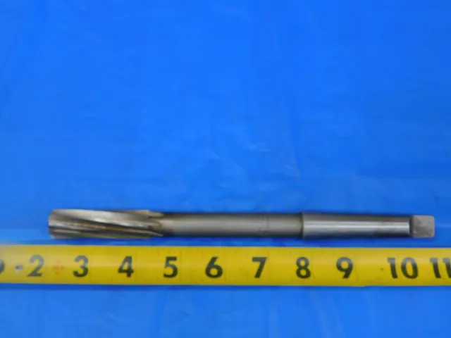 Cleveland 11/16 O.d. Hss Reamer Morse Taper #2 Shank Spiral 8 Flute Mt2 .6875 2