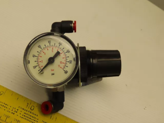 Watts Fluidair R374-01BG Pneumatic Regulator 0-60 PSI 1/8" NPT W/Gage