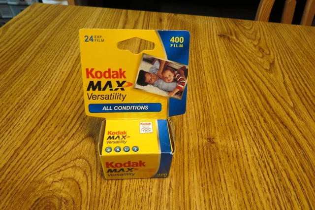 Kodak Max Versatility. 400 film. EXPIRED 03/2007.  Unopened.