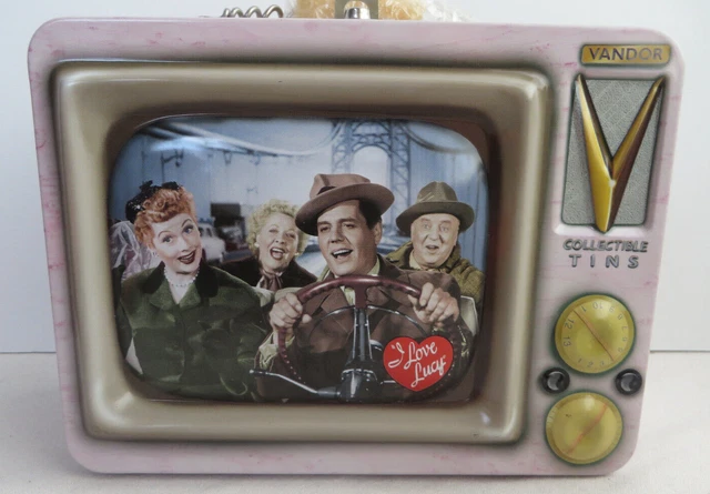 2000 Vandor Collectible Tin Tote Lunch Box I Love Lucy 14169 COA