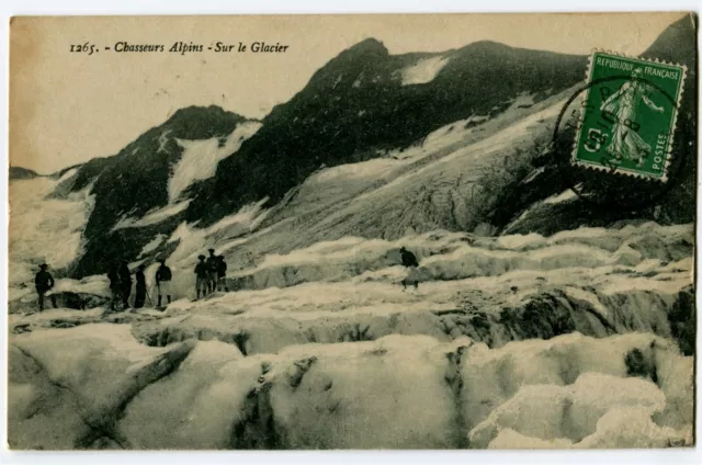CPA Alpine Hunters on the Glacier
