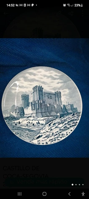 Plato Porcelana De La Cartuja De Sevilla, Publicidad Yoplait
