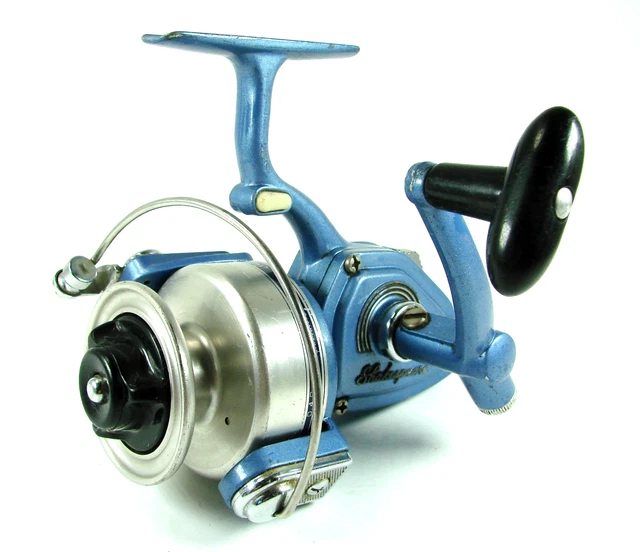 リール Shakespeare 2410 Shakespeare 2410 vintage convertible spinning fishing reel made in