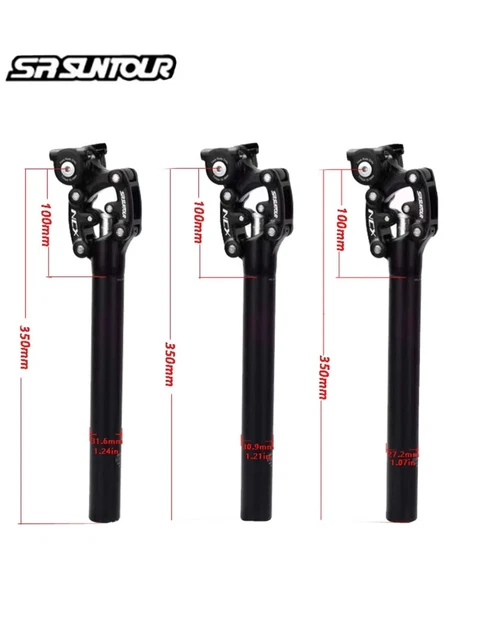 SUSPENSION SEATPOST SR Suntour sp12 ncx Seat post 27.2mm 30.9mm 31.6mm