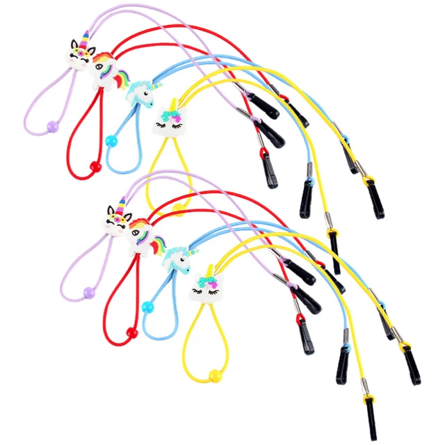 8 Pcs Adorable Cartoon Unique Creative Glasses Holder Strap for Kids