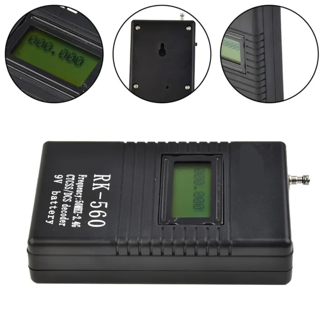 RK560 Contatore di frequenza portatile facile da usare 50 MHz 2 4 GHz tester CTCSS DCS