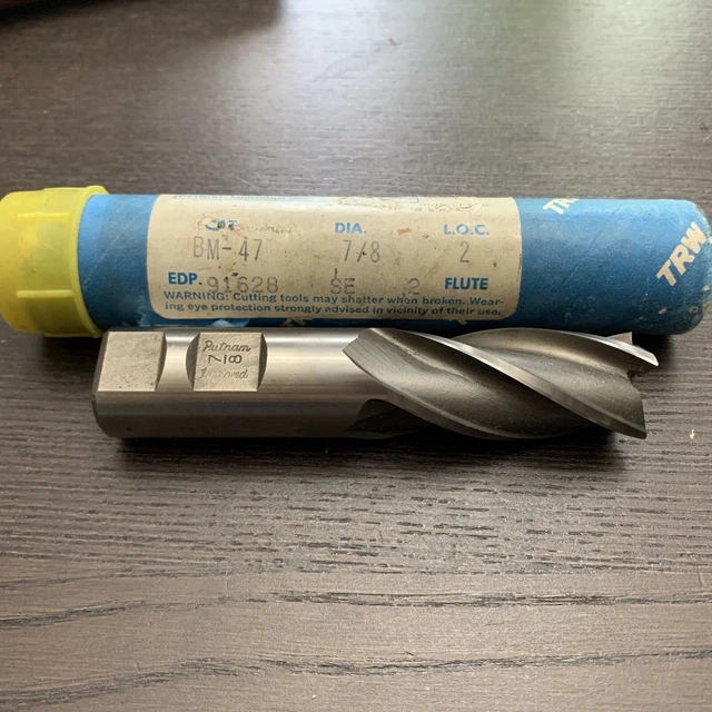 Putnam 7/8 2 Flute End Mill
