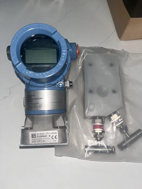Rosemount 3051 CD3A02A1AS5E5M5Q4T1 Pressure Transmitter With New Manifold