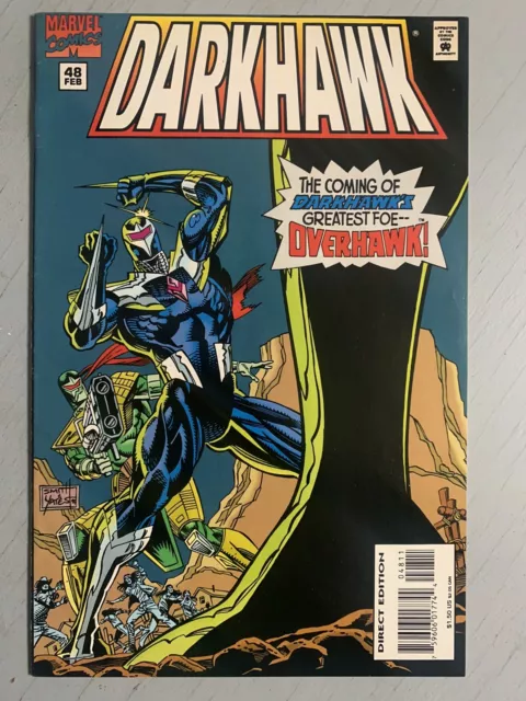Darkhawk #48 1st Appearance Overhawk Low Print Run Marvel Comics 1995