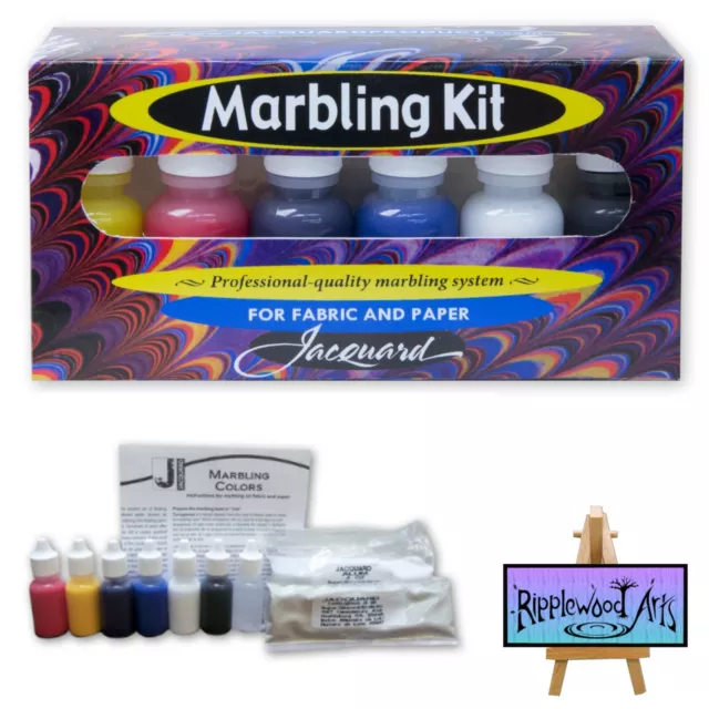 Jacquard Marbling Kit - For Fabric or Paper - Great Fun and Fantastic Results