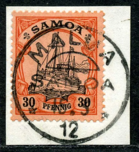 Samoa Mi 12  Luxusbriefstück  Malua 15.3.12 Arge 150,-