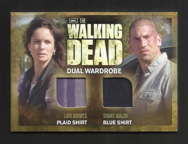 Dm03 The Walking Dead Season 2 Jon Bernthal Wayne Callies Wardrobe Costume Card