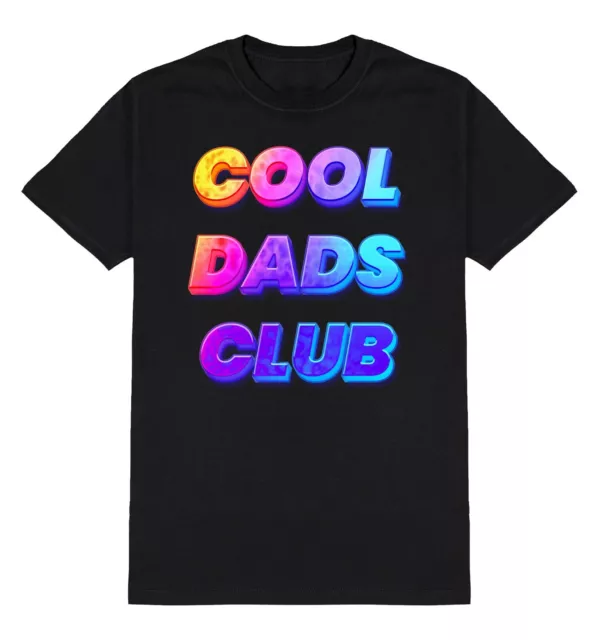 T-shirt Cool Dads Club da uomo divertenti festa del papà abbigliamento regalo papà compleanno