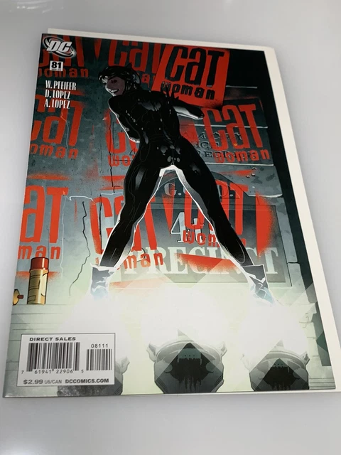 Catwoman #81 Adam Hughes Cover First Print Dc Comics (2008) Batman