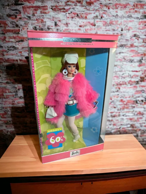 VTG Mattel Barbie Collectibles Collector Edition Groovy 60's NIB 2000