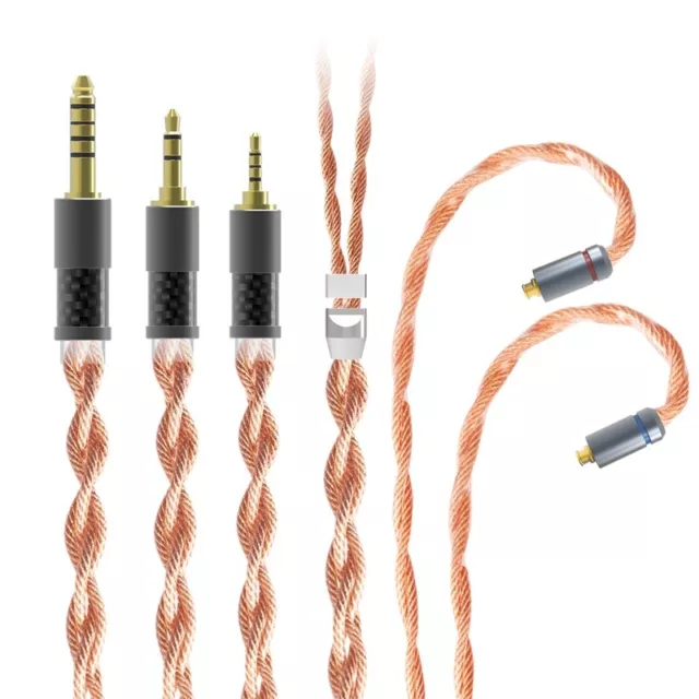 KBEAR Inspiration-C 4 Core Upgrade 4N Single Crystal Copper Woven Litz Cable