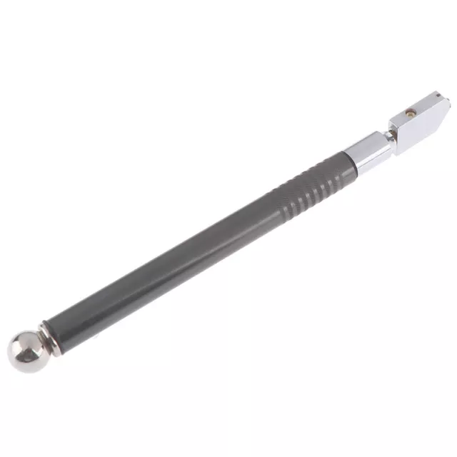 Diamond Antislip Metal Handle Steel Blade Oil Feed Glass Cutter Cutting Tool q-2