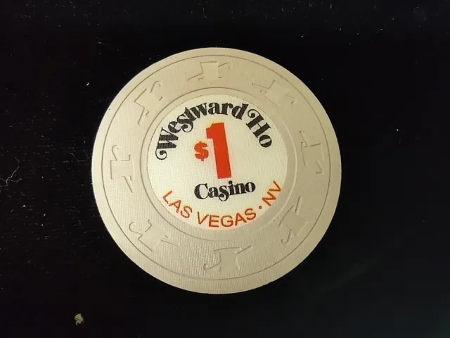 Westward Ho Casino $1 Gaming Chip Las Vegas NV 1980's - #257