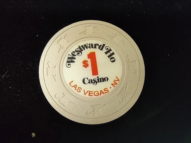 Westward Ho Casino $1 Gaming Chip Las Vegas NV 1980's - #257