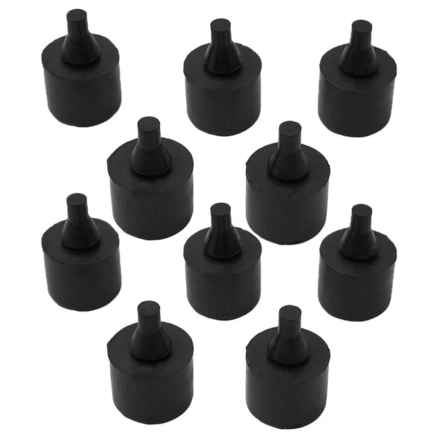 Lot De 9 Pieds Caoutchouc Antidérapants Uxcell - Dimensions D12x10xH7mm - Avec Rondelle Métal