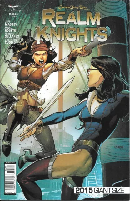 GRIMM FAIRY TALES presents REALM KNIGHTS 2015 GIANT SIZE (2015) Variant Cover 'A