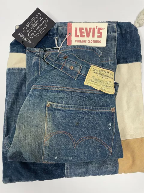 LEVIS VINTAGE CLOTHING LVC Vault Piece 1915 201 Jeans Levi's USA #326 ...