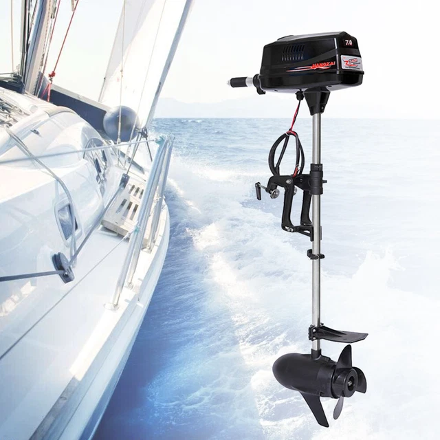 48V ELECTRIC OUTBOARD Motor, Durable Boat Engine Brushless Trolling