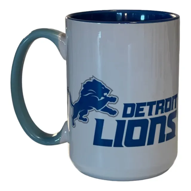 15oz Ceramic Coffee-Tea Mug/Cup “Detroit Lions”Blue~Football~Gift~Super Bowl