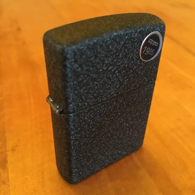 Genuine Zippo classic black crackle windproof Lighter CASE ONLY No Insert/Box