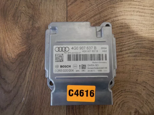 Beschleunigungssensor Audi A6 A7 4G C7 Steuergerät 4G0907637B Drehrate Original