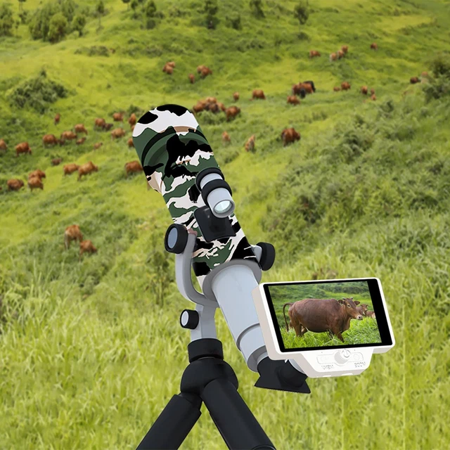 Telescope Electronic Eyepiece Multiple Recording Mode Stargazing Mirror for