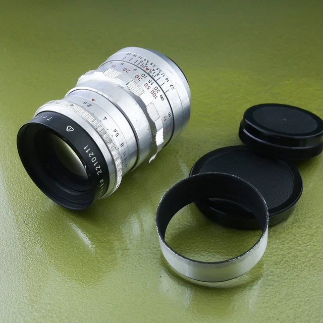 M42, TRIOPLAN 2.8 / 100 + CASE, Meyer-Optik Goerlitz 2,8/100  #2210211 ☆☆☆