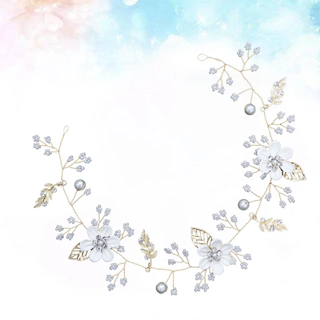 Bianco signorina regali per donna matrimonio fiori gioielli per capelli