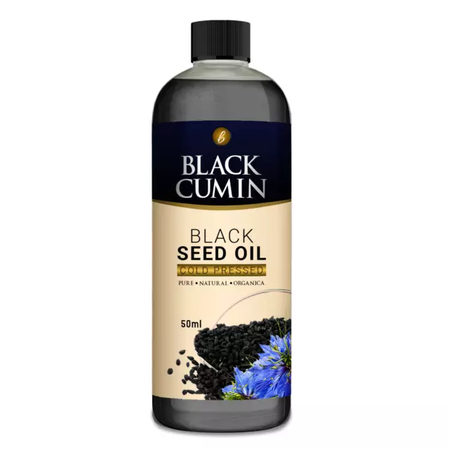 Aceite de semilla negro extra fuerte 100% prensado en frío/comino negro- 50 ml