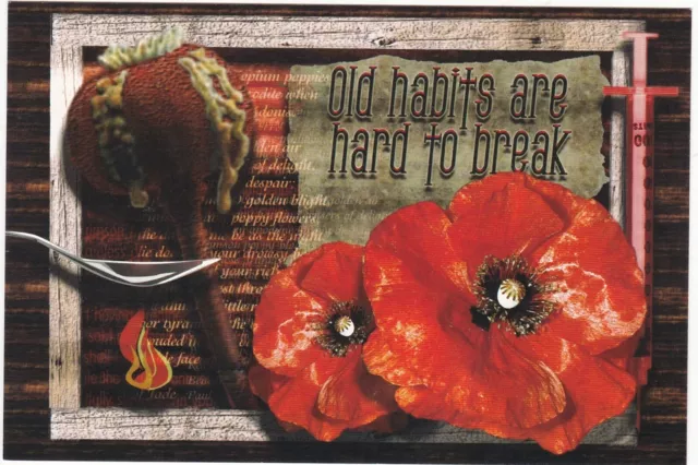 V07196 Australia Avant Card #7196 Stop the spread of hep C postcard