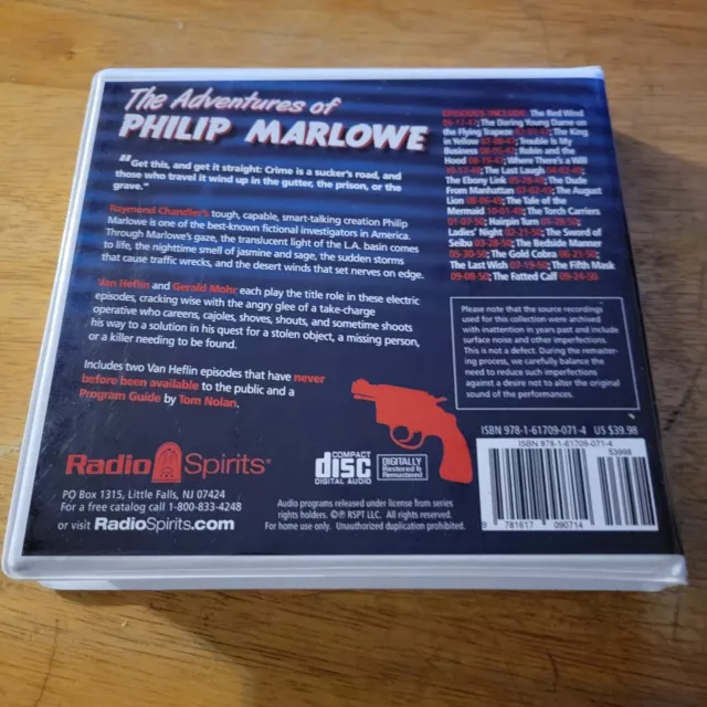 The Adventures of Philip Marlowe Old Time Radio Spirits 10 Cds 20 Episodes 2