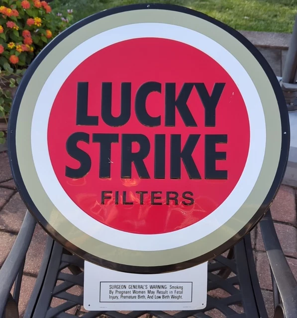 Lucky Strike Metal Sign ©1997