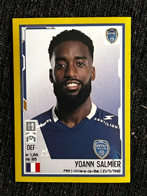 Sticker Panini Championnat Foot 2022 Yoann Salmier Strasbourg # 467 Mint New