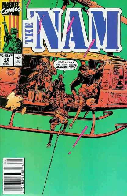 Nam, The #42 (Newsstand) VF; Marvel | Vietnam War comic - we combine shipping