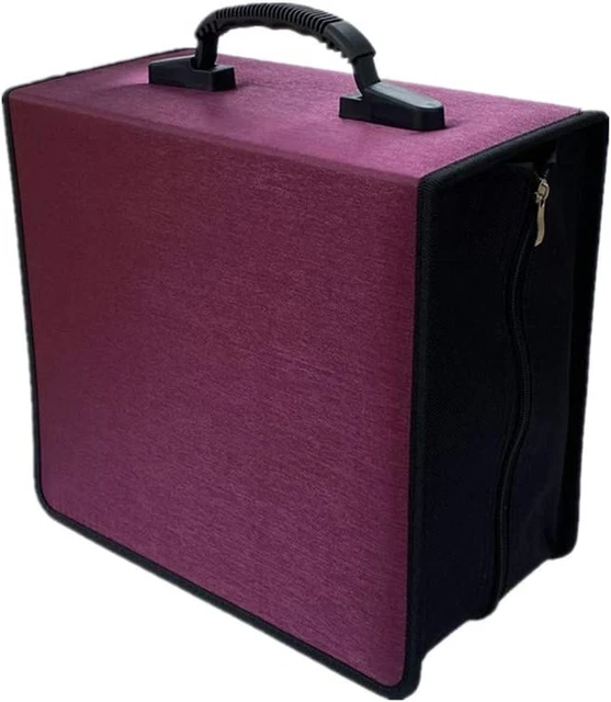 CD/DVD Case Holder Organizer Wallet Sleeves Booklet Binder,Storage 400 Capacity