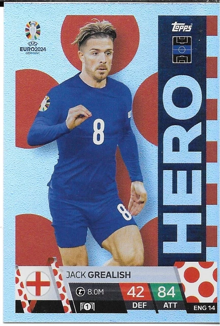 Maillot De Foot Angleterre EURO 2024 - Floqué Grealish #7 - Taille M - Neuf Avec étiquettes