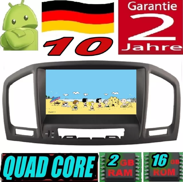 Android 10 Opel Insignia 2008-2012 Auto Radio Dvd Gps Usb Car Wifi 3G Dab+ Usb