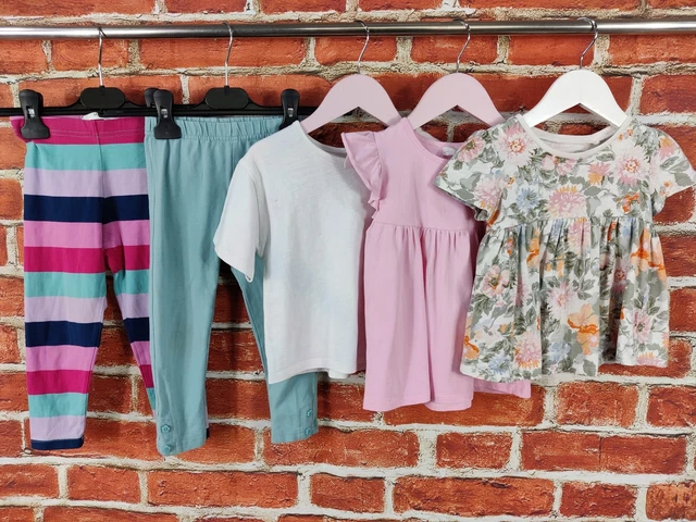 GIRLS BUNDLE AGE 2-3 YEARS NEXT M&S etc LEGGINGS TOP T-SHIRT SUMMER KIDS 98CM