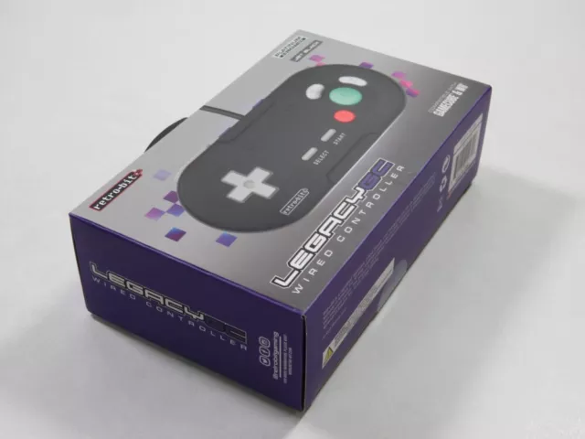 Wired Controller Retrobit - Legacy Gc Jet Black Gamecube/Wii (Neuf - New) 3