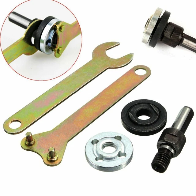 10mm Arbor Mandrel Adaptor Drill For Grinder Wheels Disc Tools Industrial